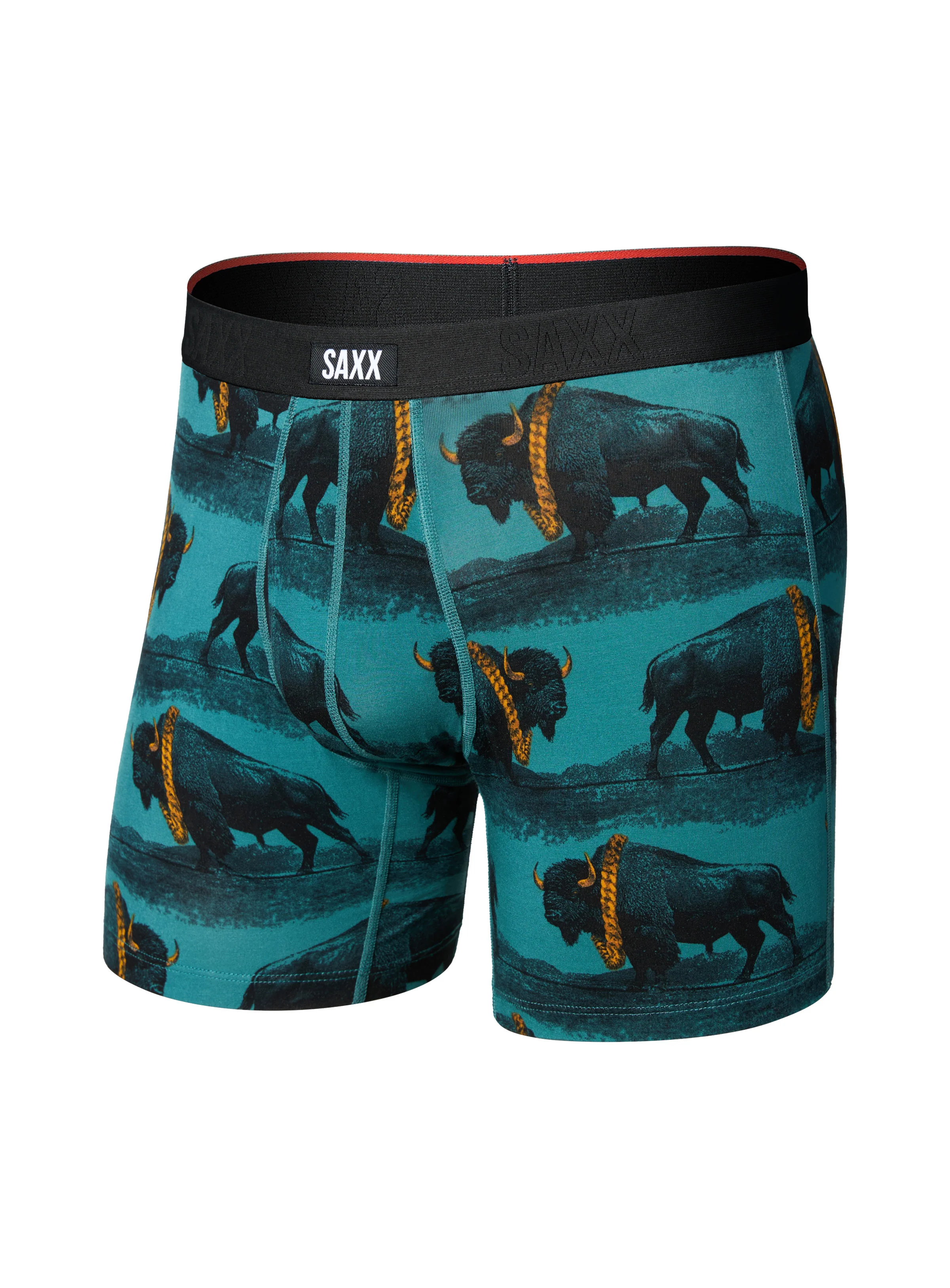 Sous-vêtement boxer imprimé bisons