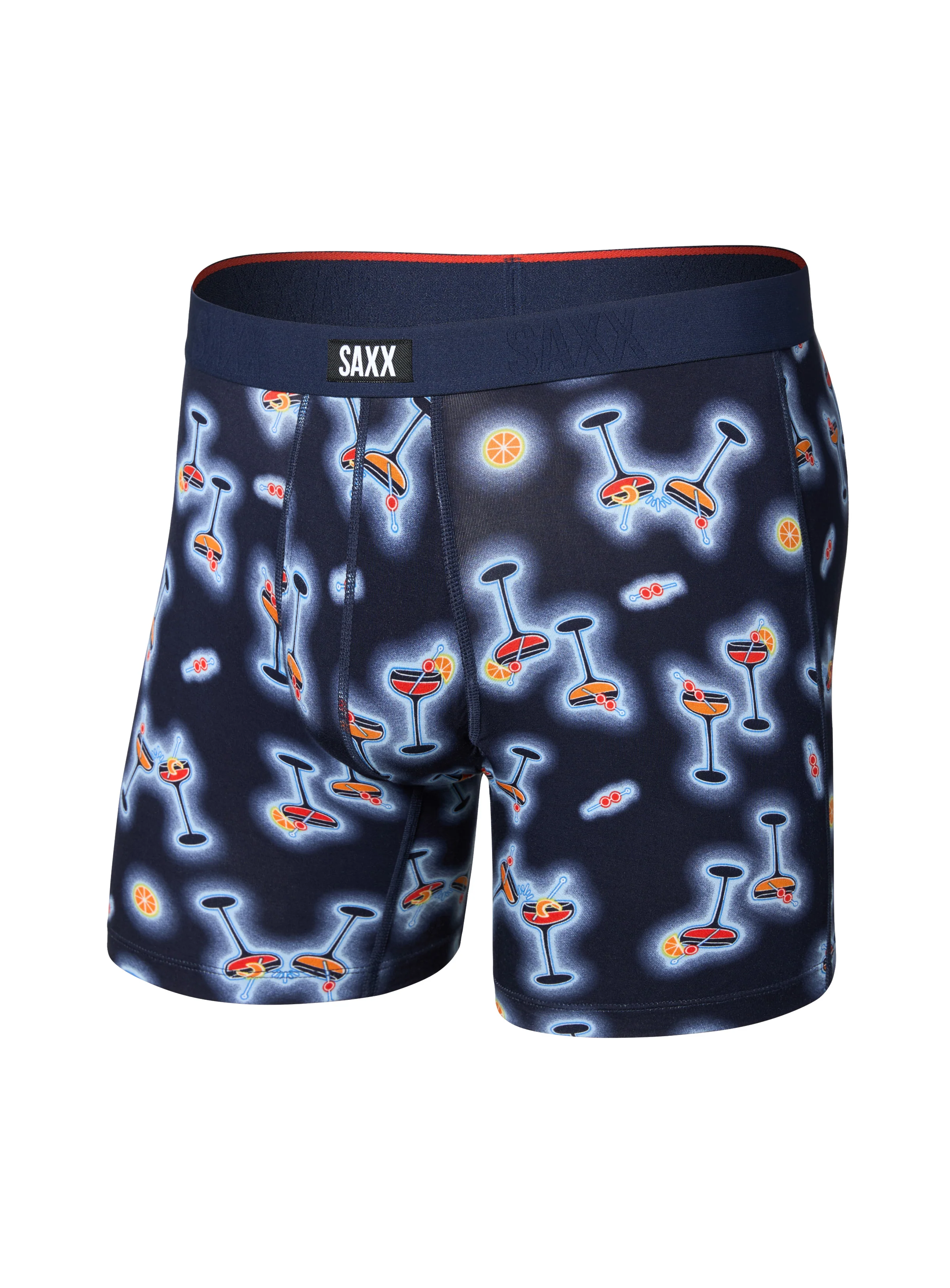 Sous-vêtement boxer imprimé martinis