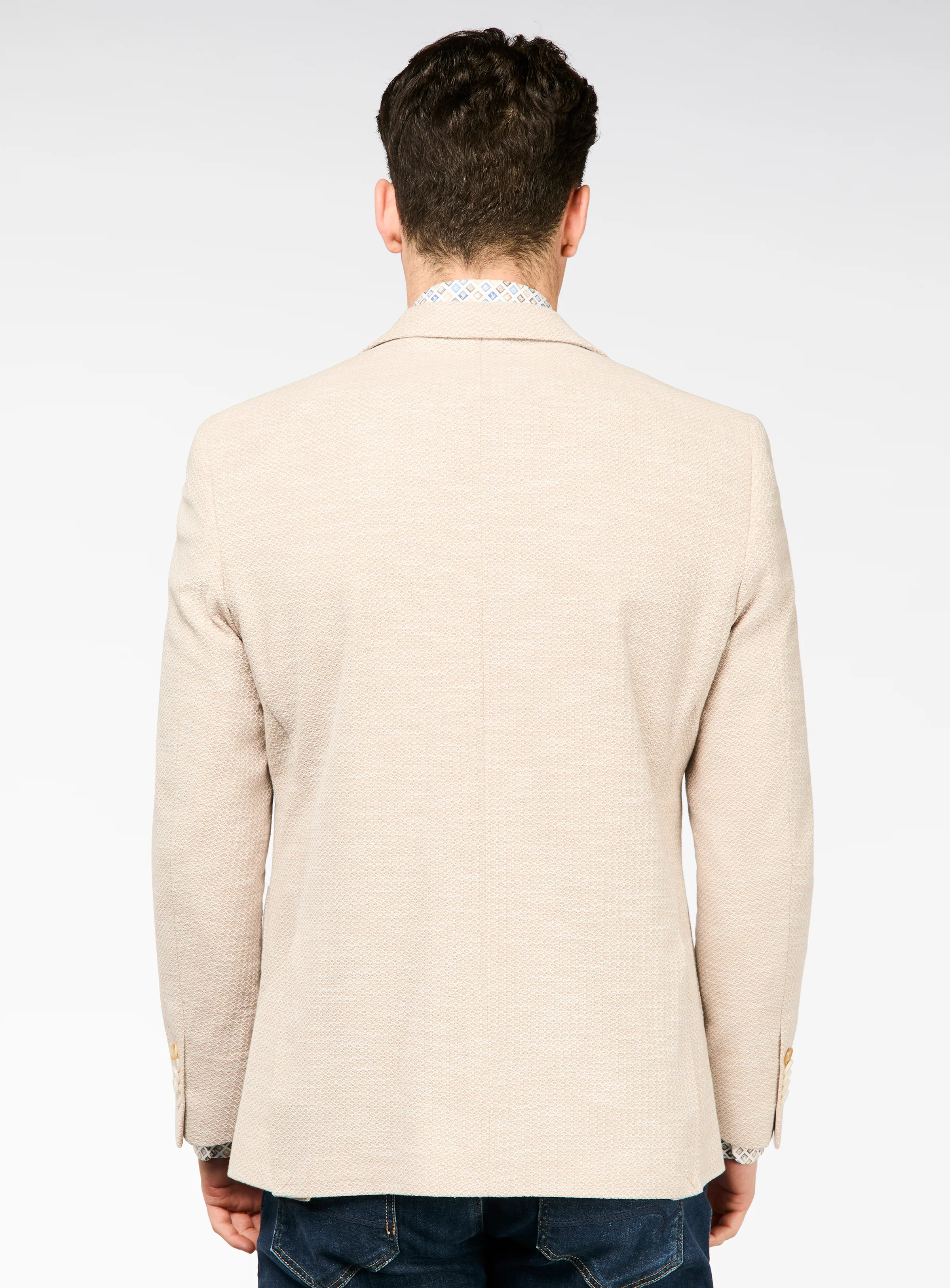 Veston beige texturé - Image 3